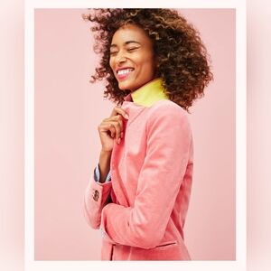 J. Crew Preppy Coquette Parke Corduroy Blazer in Bubblegum Pink